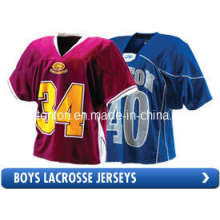 Maillot de lacrosse sublimé personnalisé promotionnel